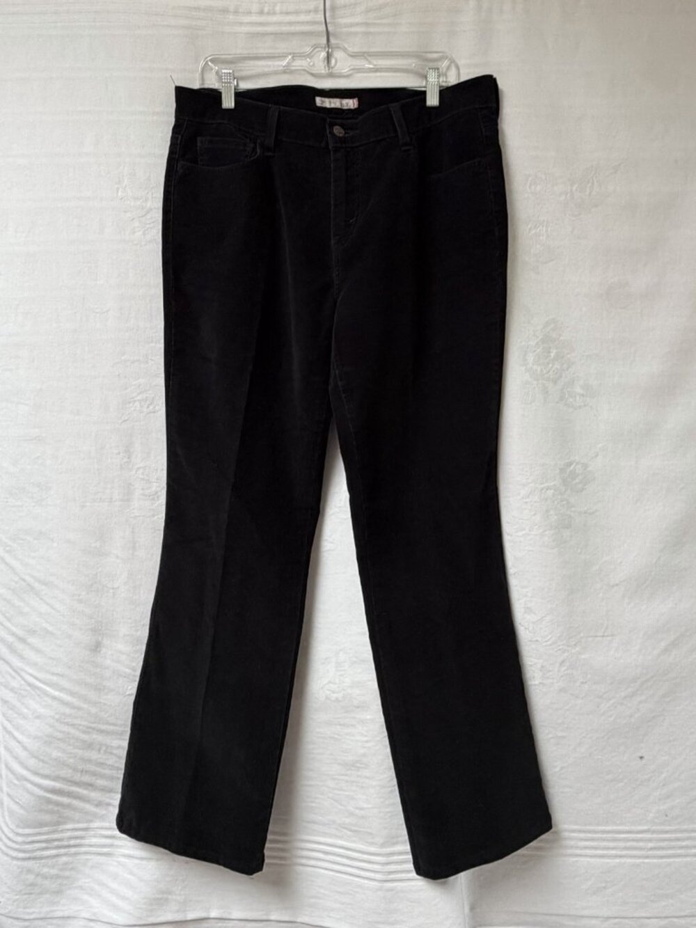 Levi's 505 Straight Leg Corduroy Pants Brown Women's Size 14 Boot Cut Travel